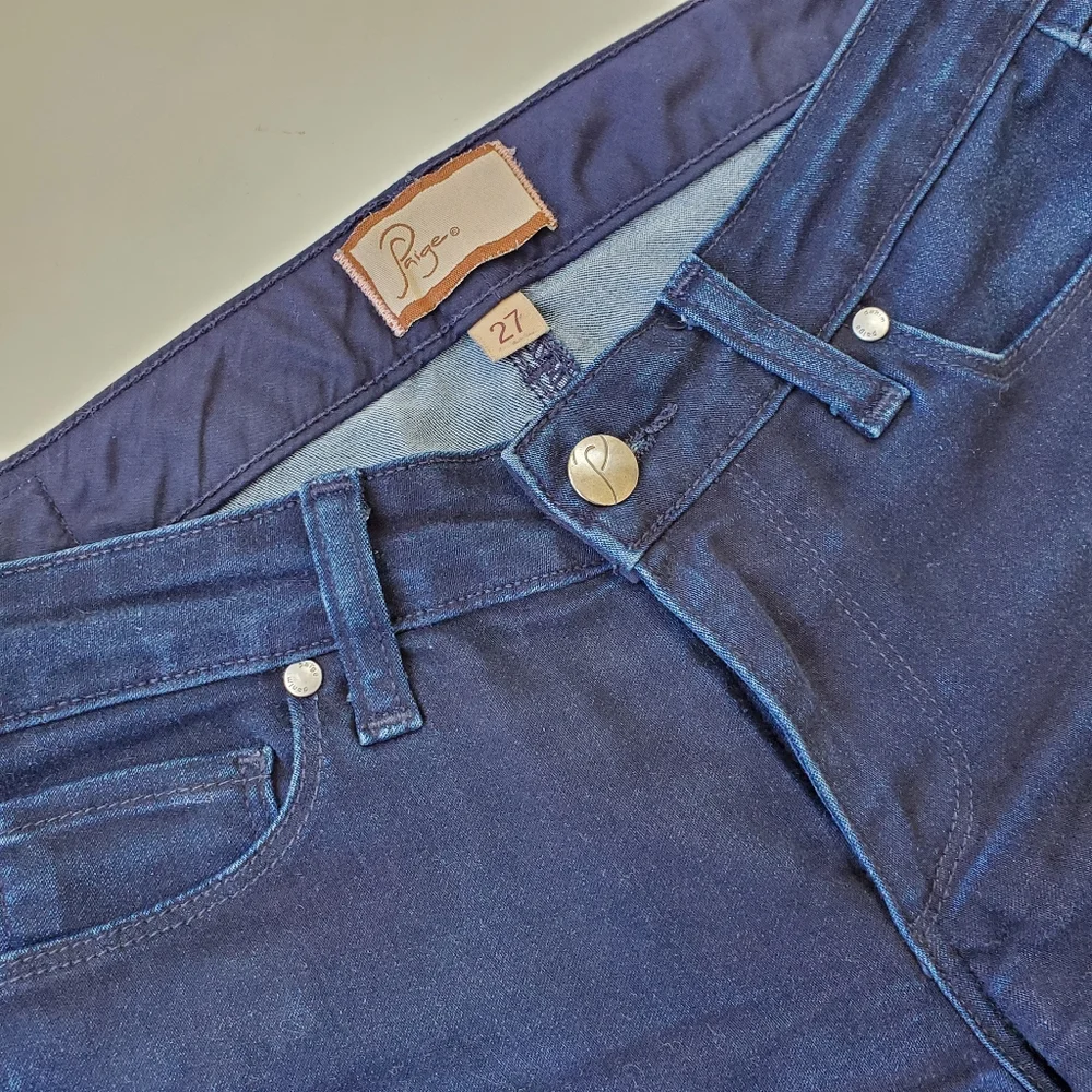 Paige Peg Skinny Dark wash denim jeans - Picture 5 of 6